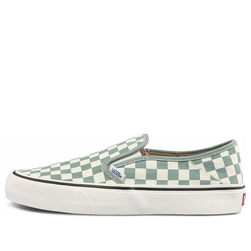 Vans Slip-on Low Tops Casual Skateboarding Shoes Unisex Green White VN0A5HYQB8O - 1
