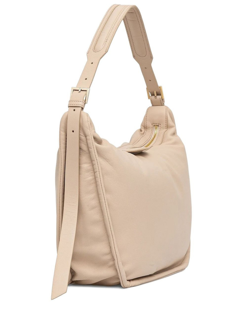 zip-top leather shoulder bag 1