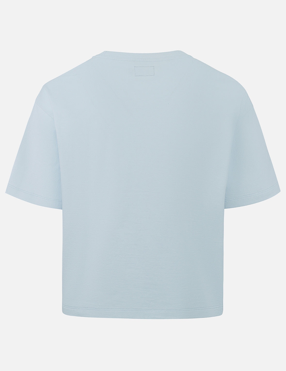 Rope Twist Logo and Anchor Embroidery Cropped T-Shirt - 2