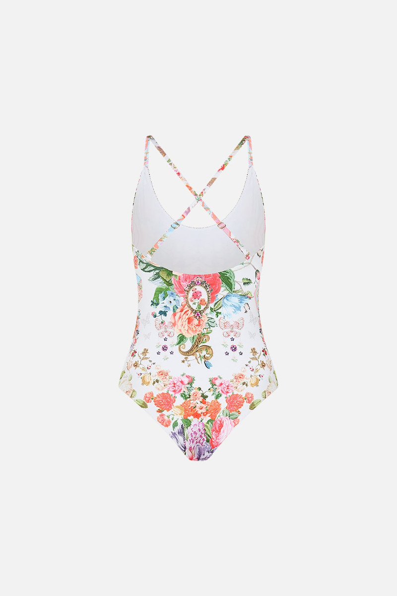 SCOOP NECK ONE PIECE WITH BUTTONS 6