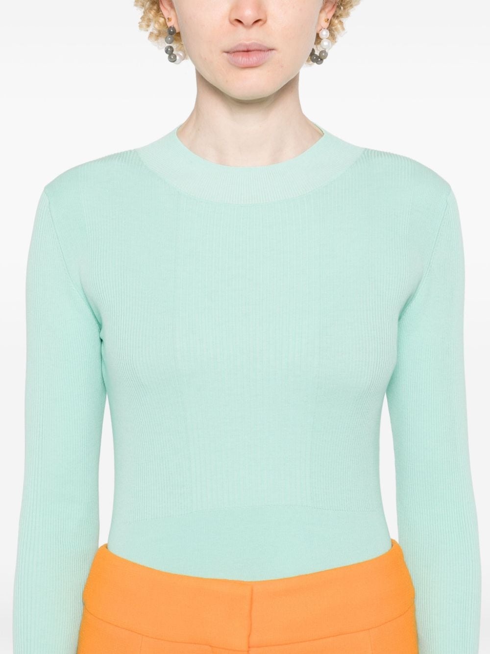 ribbed-knit jumper - 5