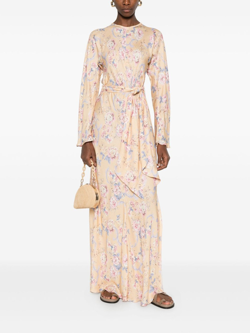 floral tie maxi dress 3