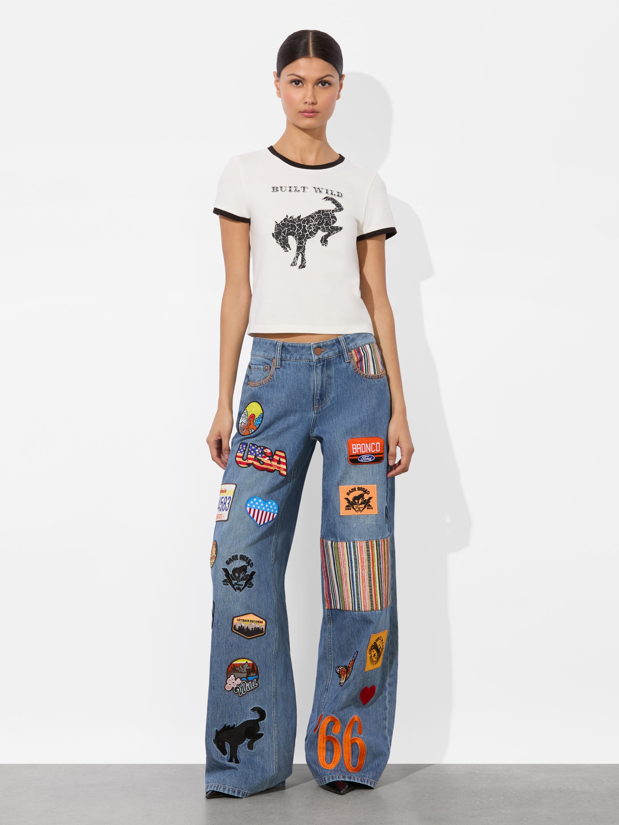 A+O X BRONCO ONIE BABY TEE - 3