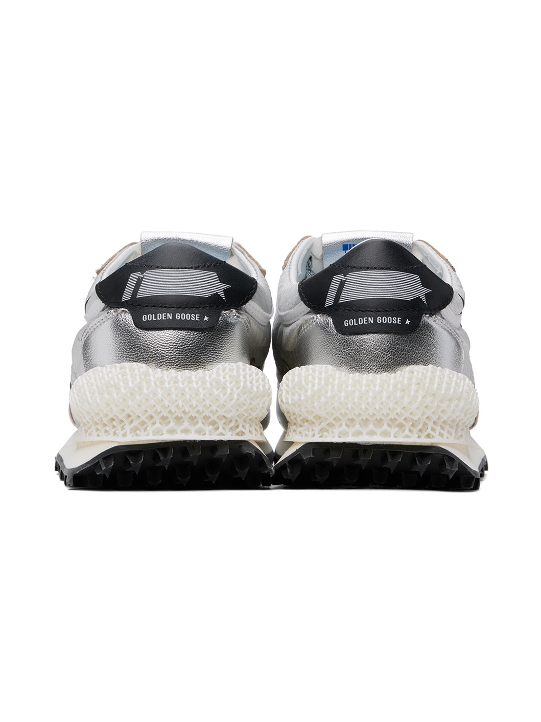 Silver & Black Marathon Sneakers - 2