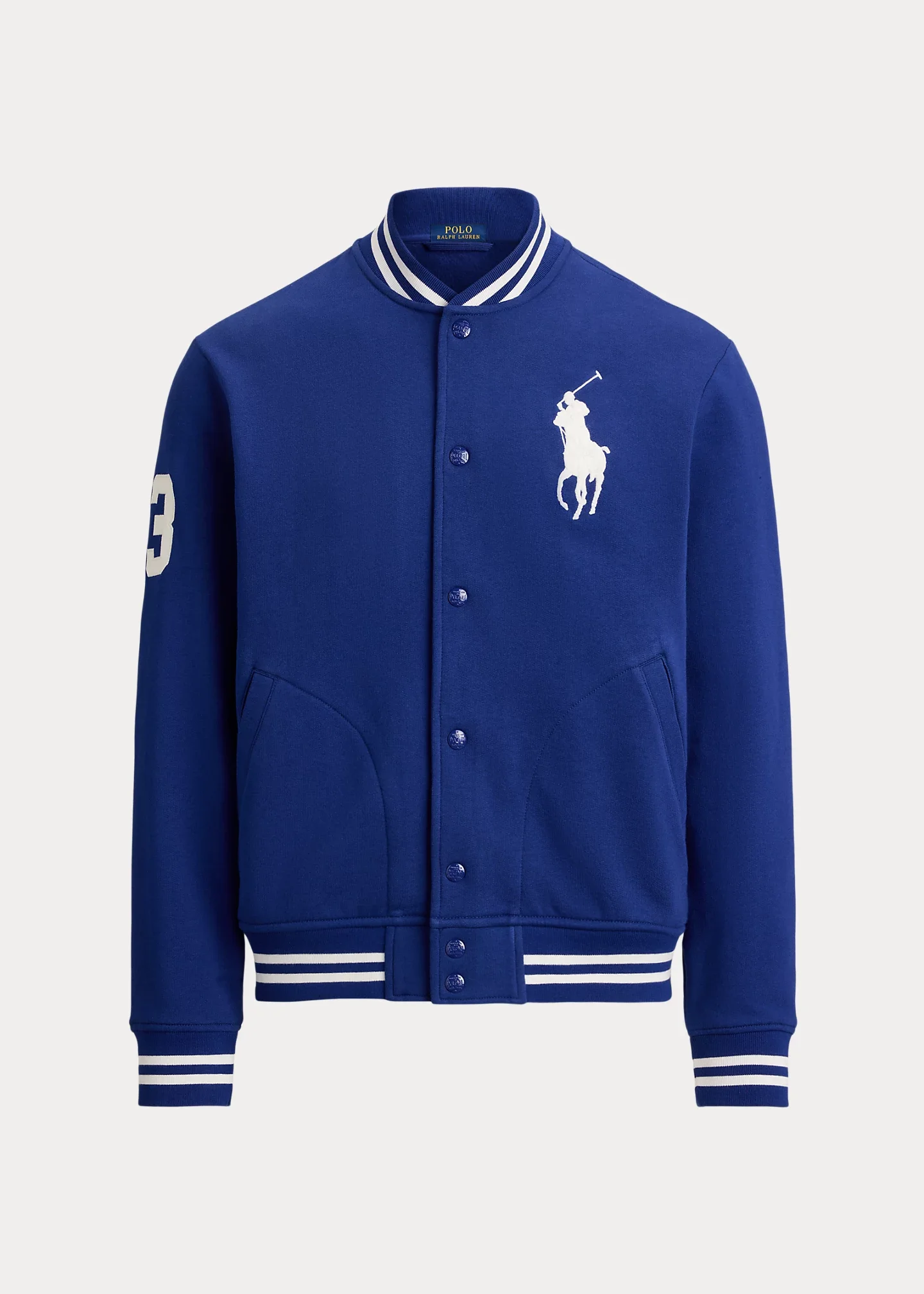 Big Pony Fleece Baseball Jacket - 1