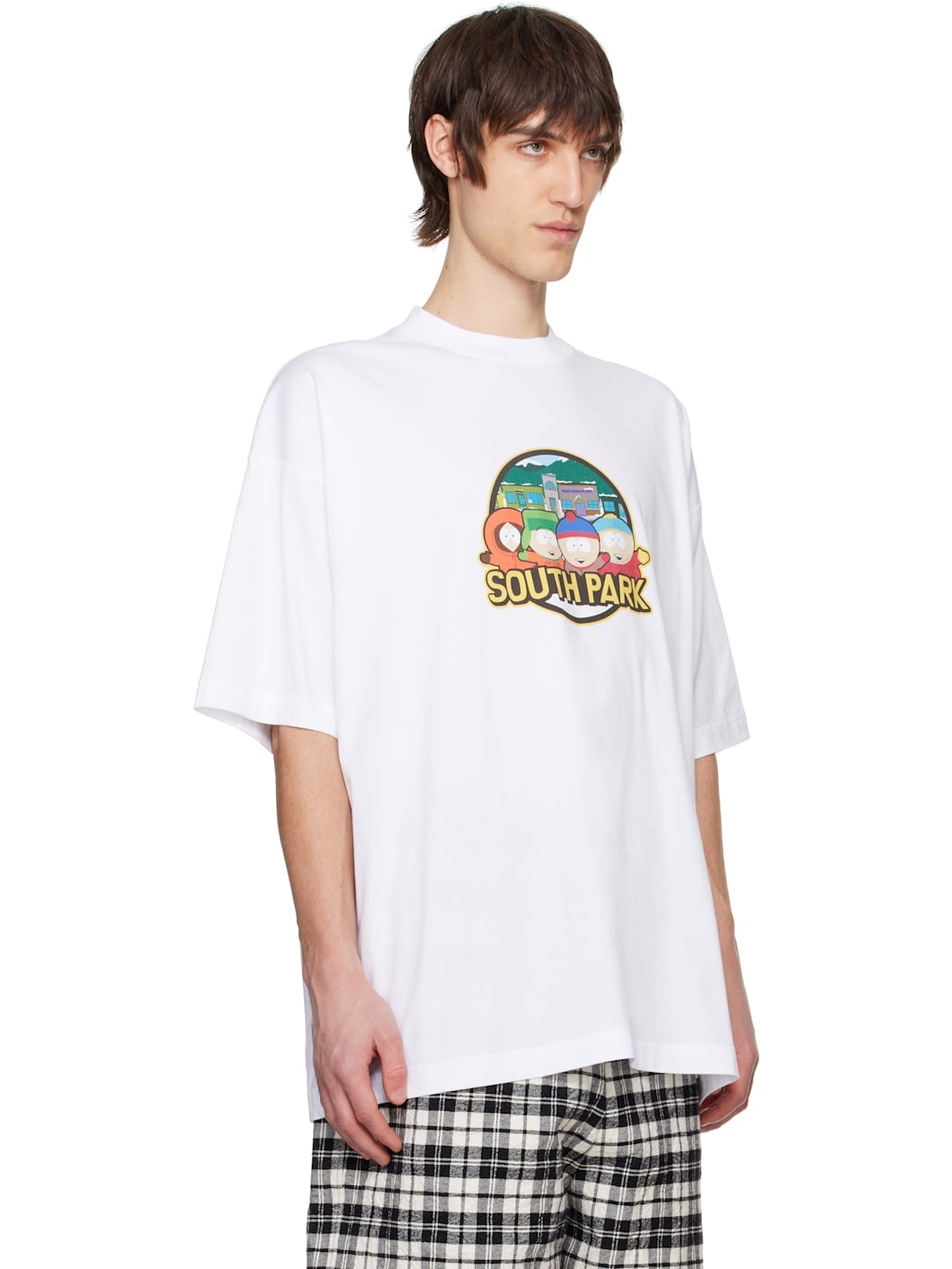 White 'South Park' Oversized T-shirt - 2