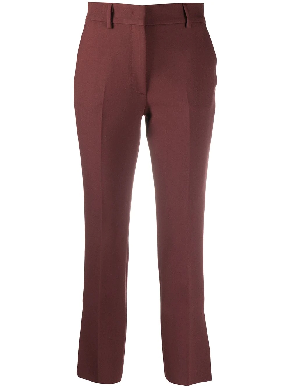 tailored cropped trousers - 1