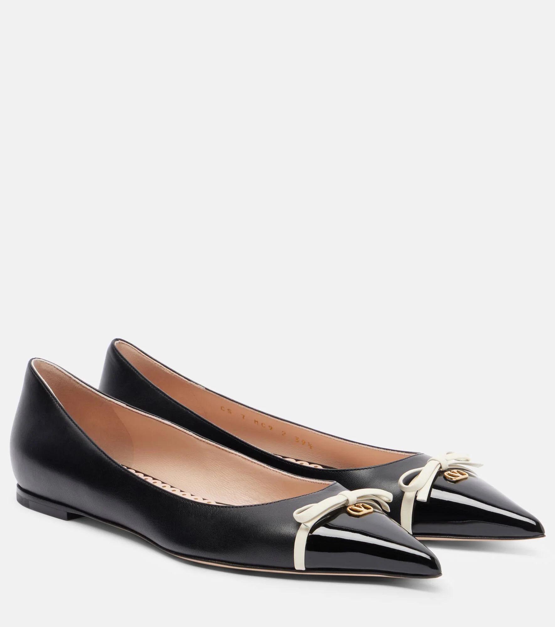 Bepointy leather ballet flats - 1