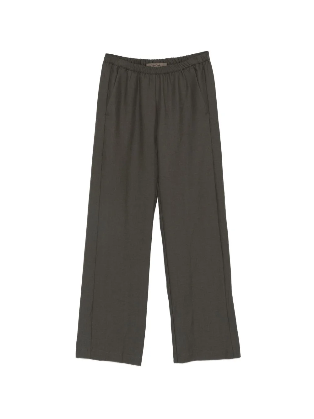 elastic-waistband trousers - 1