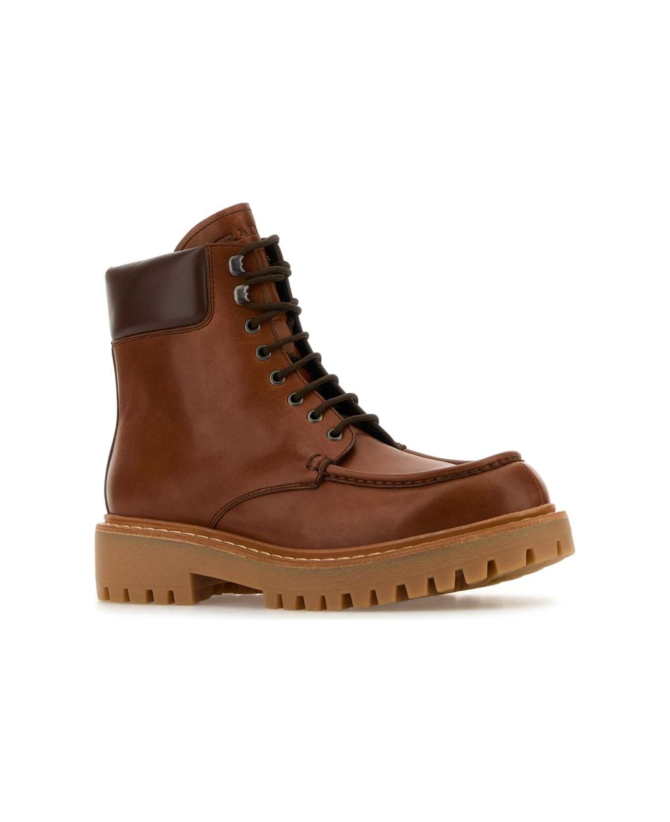 Caramel Leather Ankle Boots - 2