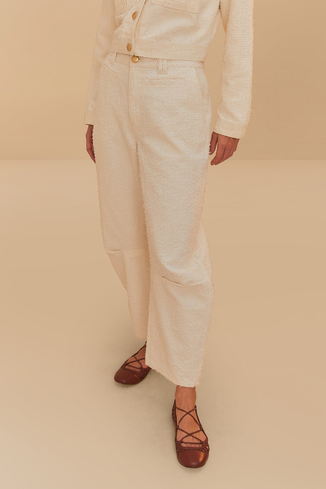Off-White Twill Laser Carpenter Pants - 2