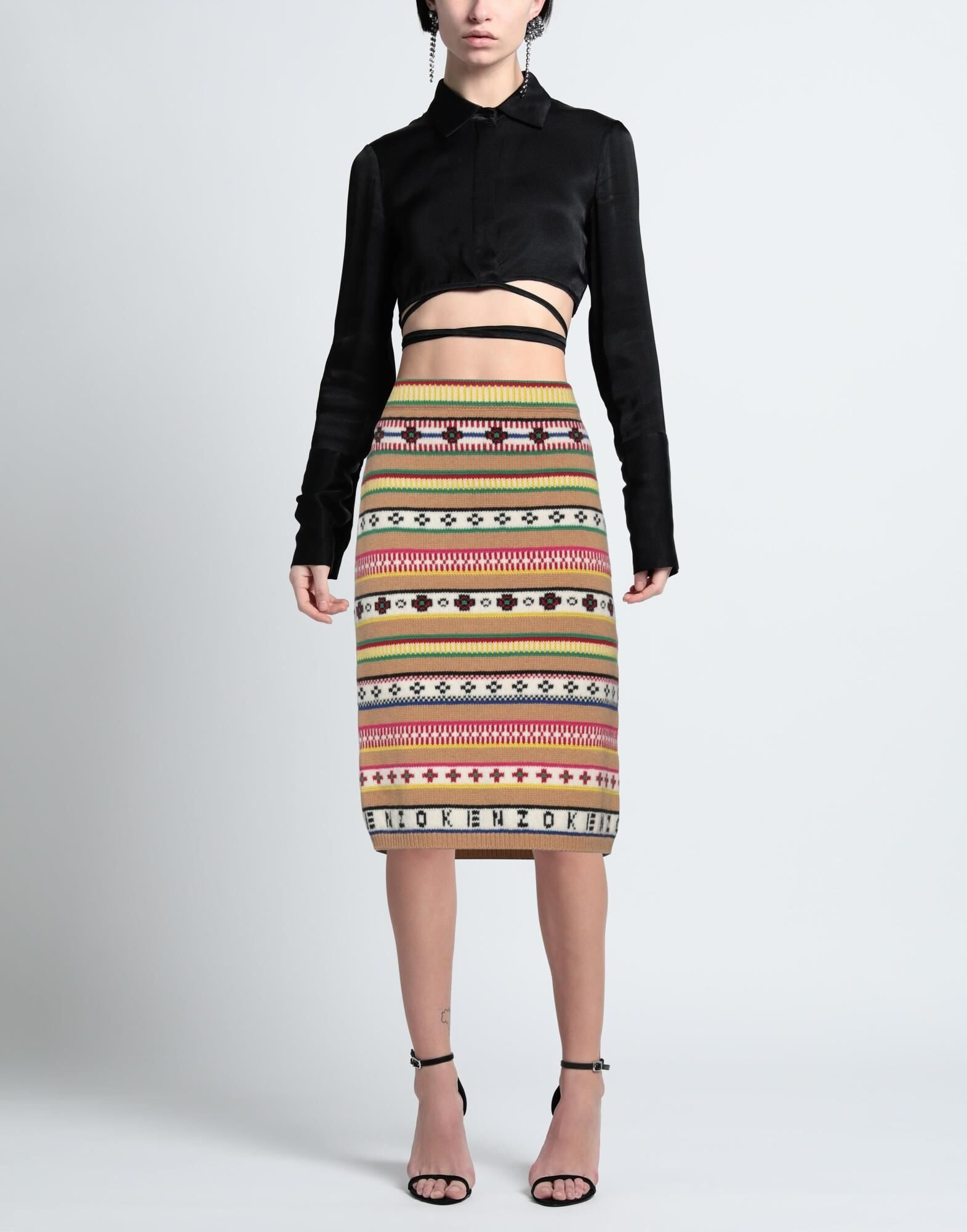 Camel Women's Midi Skirt - 2