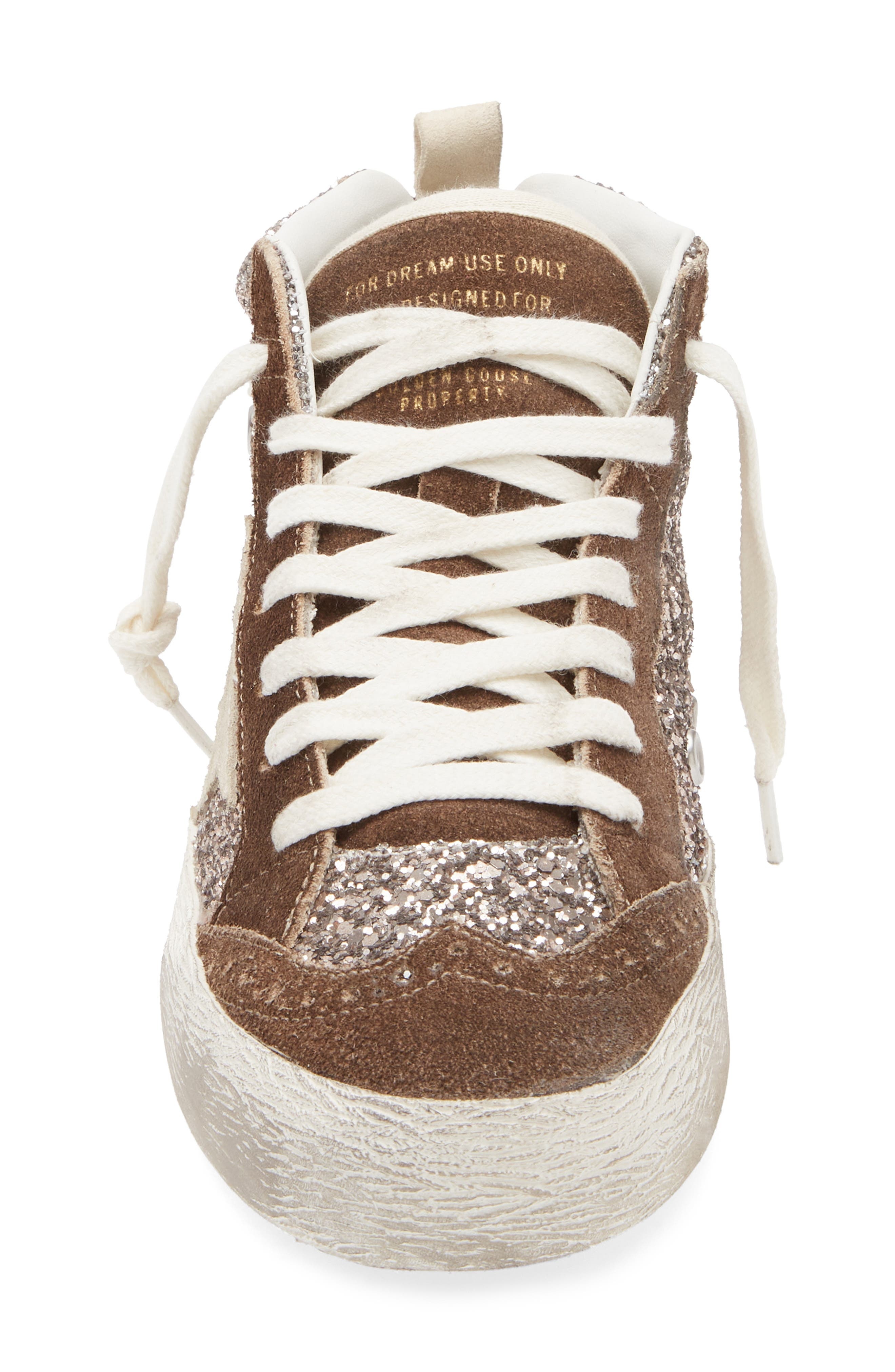 Golden Goose Mid Star Sneaker in Cinder/Brown/Seedpearl at Nordstrom - 4