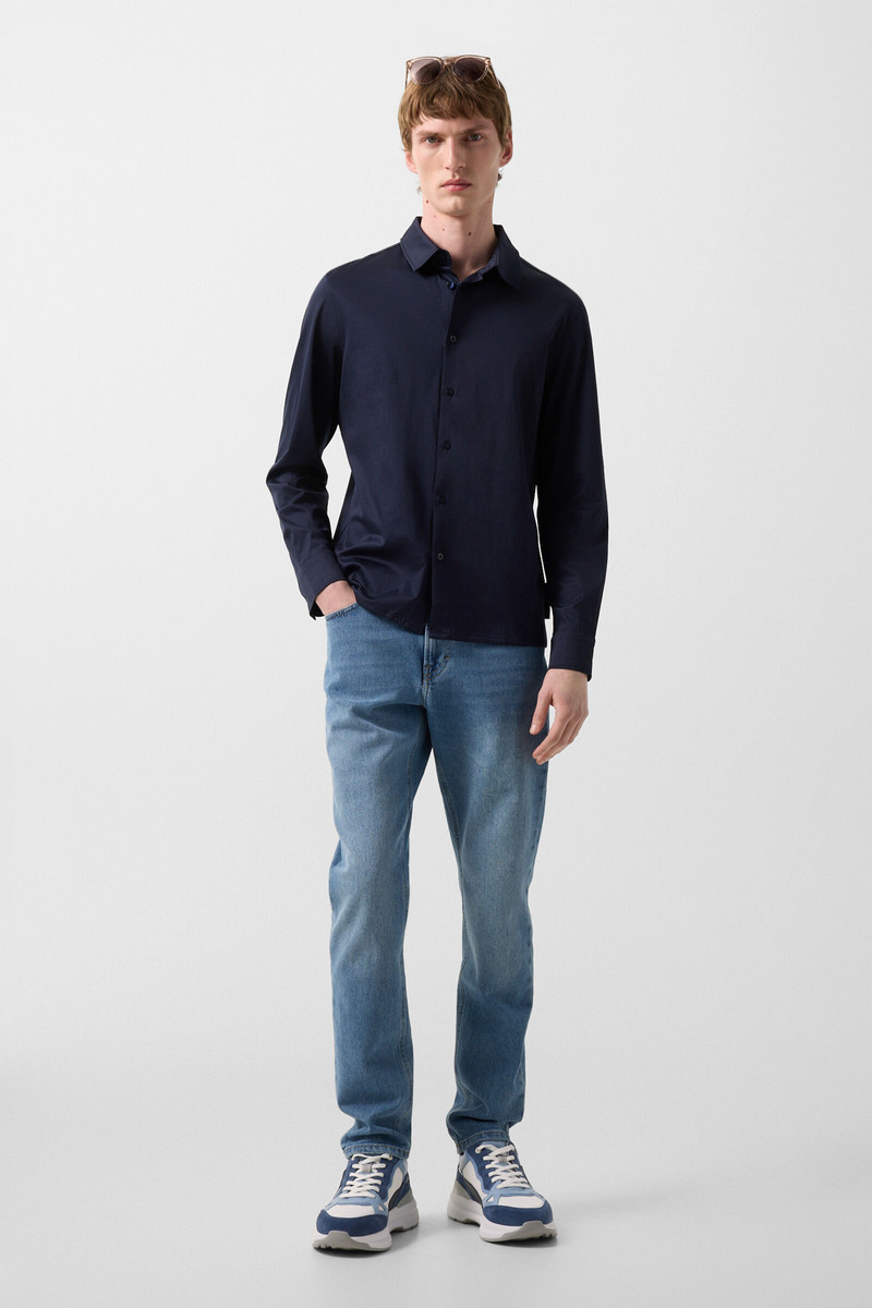 BOGNER Jersey shirt Franz in Navy blue outlook