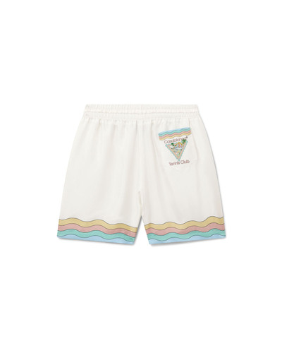 CASABLANCA Maison De Reve Silk Shorts outlook