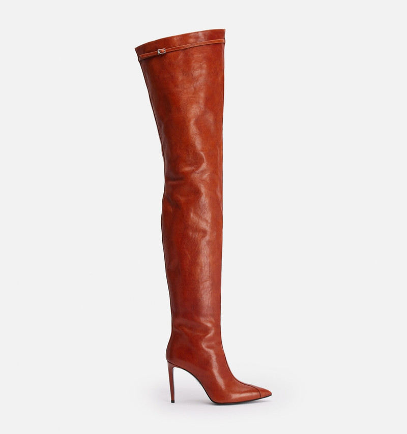 AMI Paris Buckled Over The Knee Boots outlook