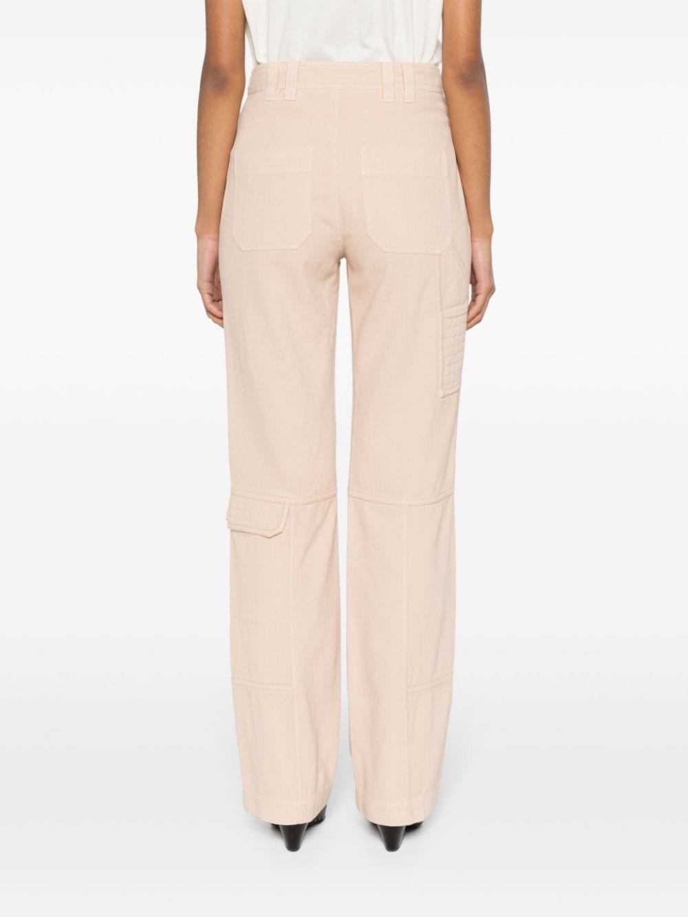 Pepper high-waist straight-leg trousers - 4
