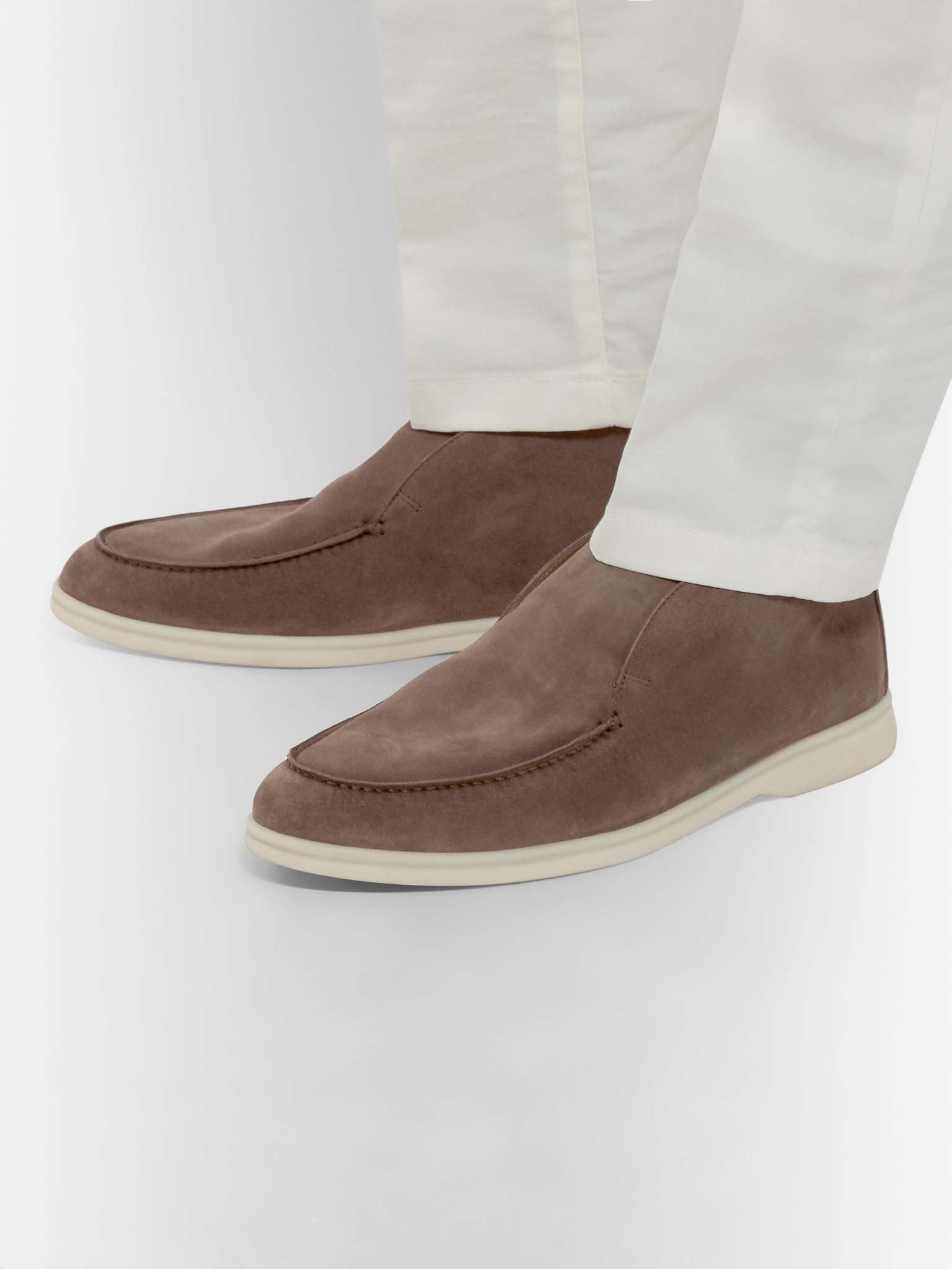 Open Walk Suede Boots - 2