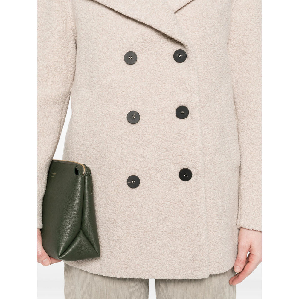 Harris Wharf London Neutrals Jackets - Oversized Jackets Women - 5