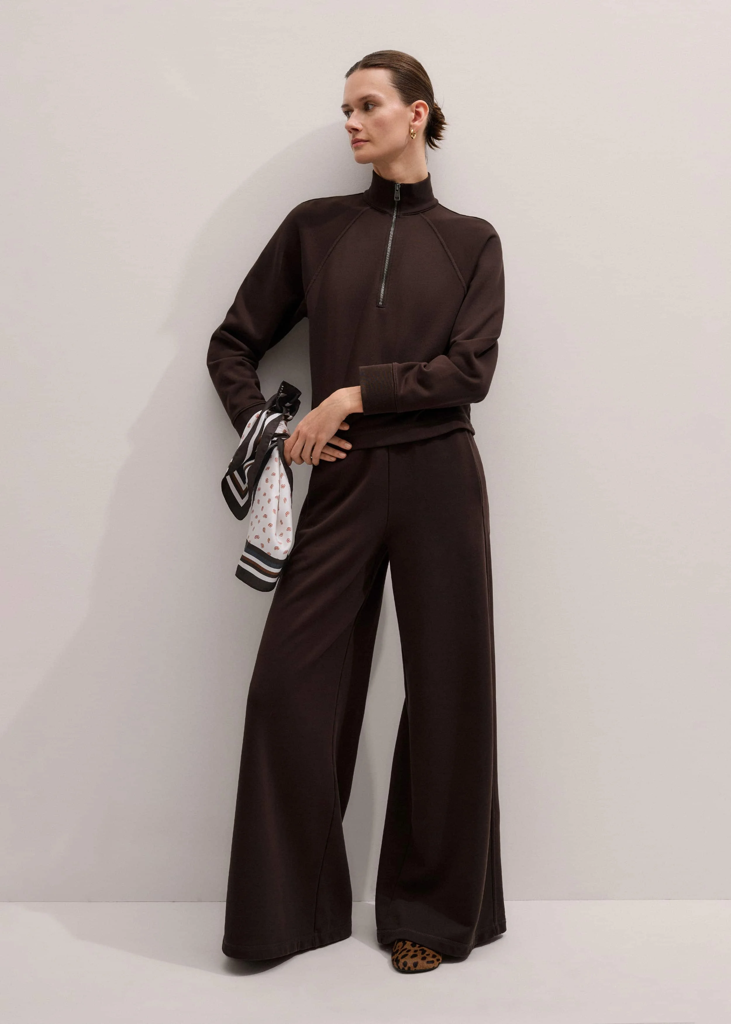 Wide-Leg Track Pant - 1