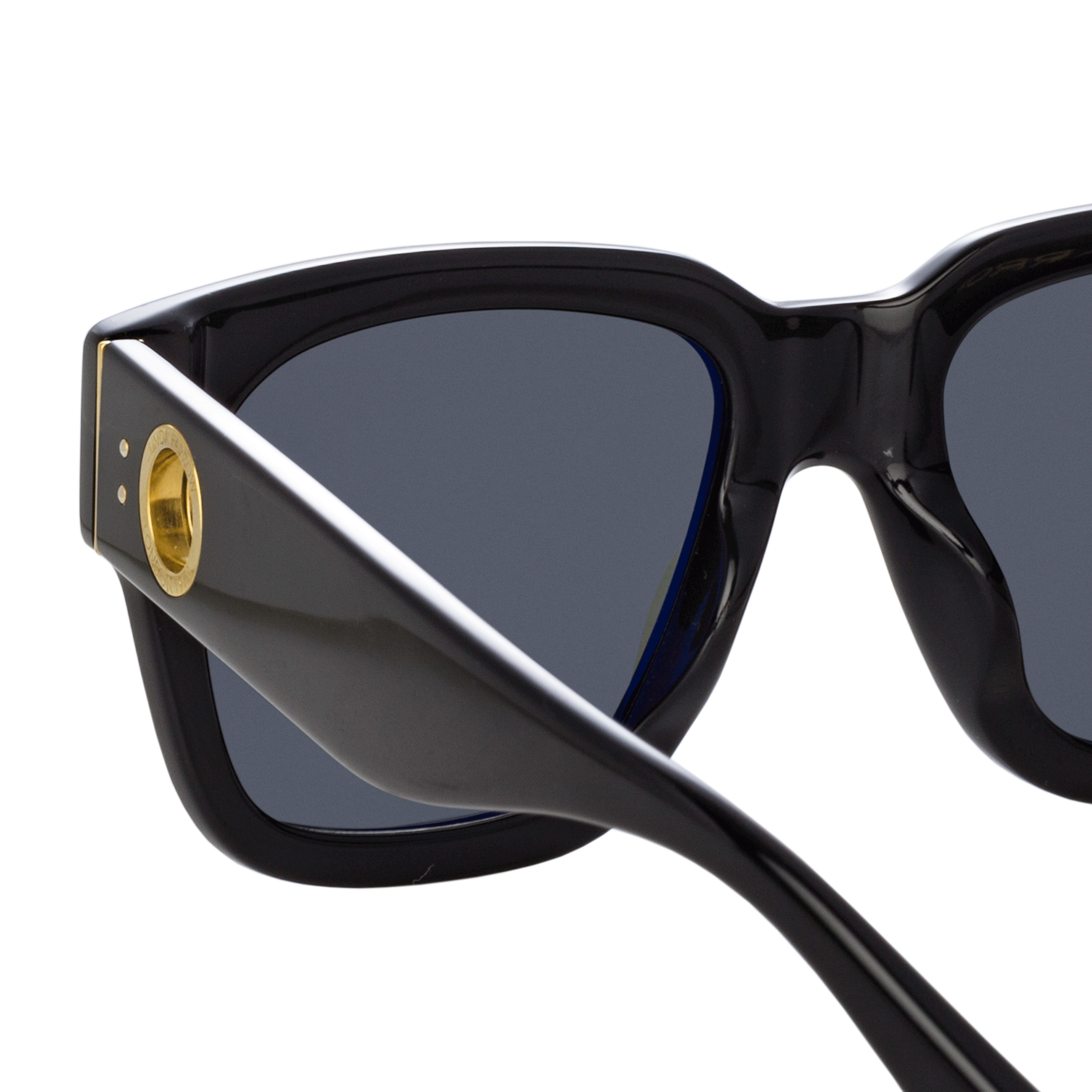 THE AMBER | D-FRAME SUNGLASSES IN BLACK (C1) - 5