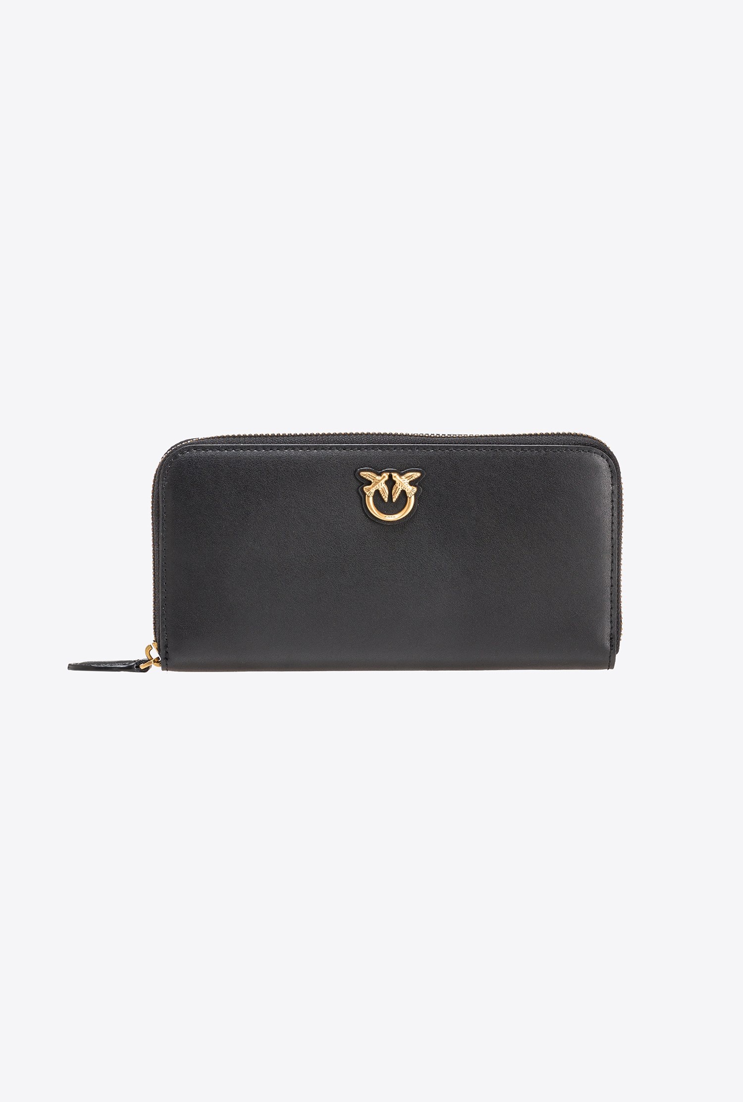 ZIP-AROUND LEATHER PURSE - 1