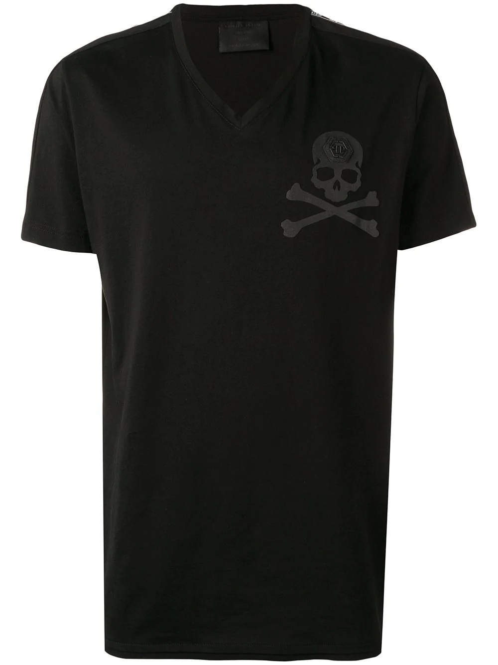 skull motif T-shirt - 1