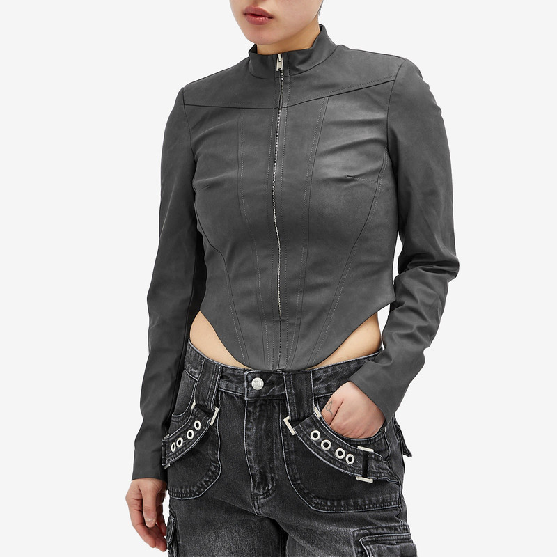 MISBHV MISBHV Faux Leather Jacket outlook