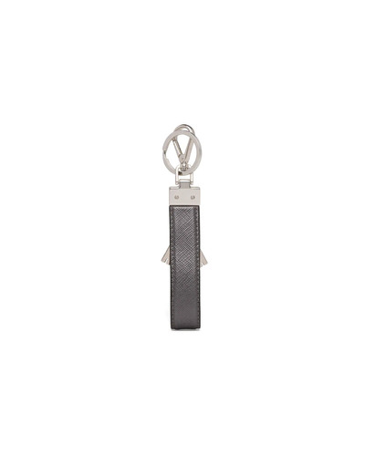 Prada Saffiano Leather Keychain outlook