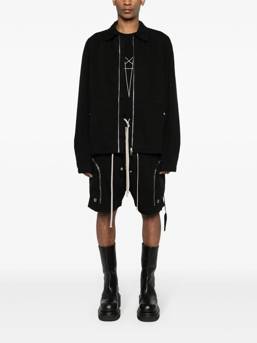 RICK OWENS DRKSHDW Men Giacca Zipfront Jacket - 3