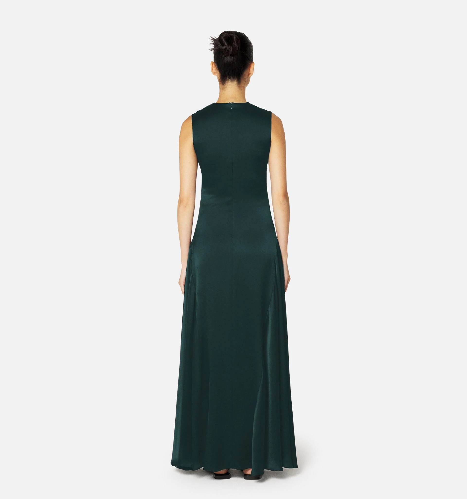 Long Dress With Side Panels - 6