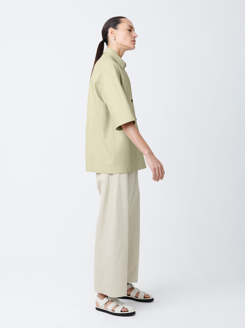 Studio Nicholson Porta Leather Shirt outlook