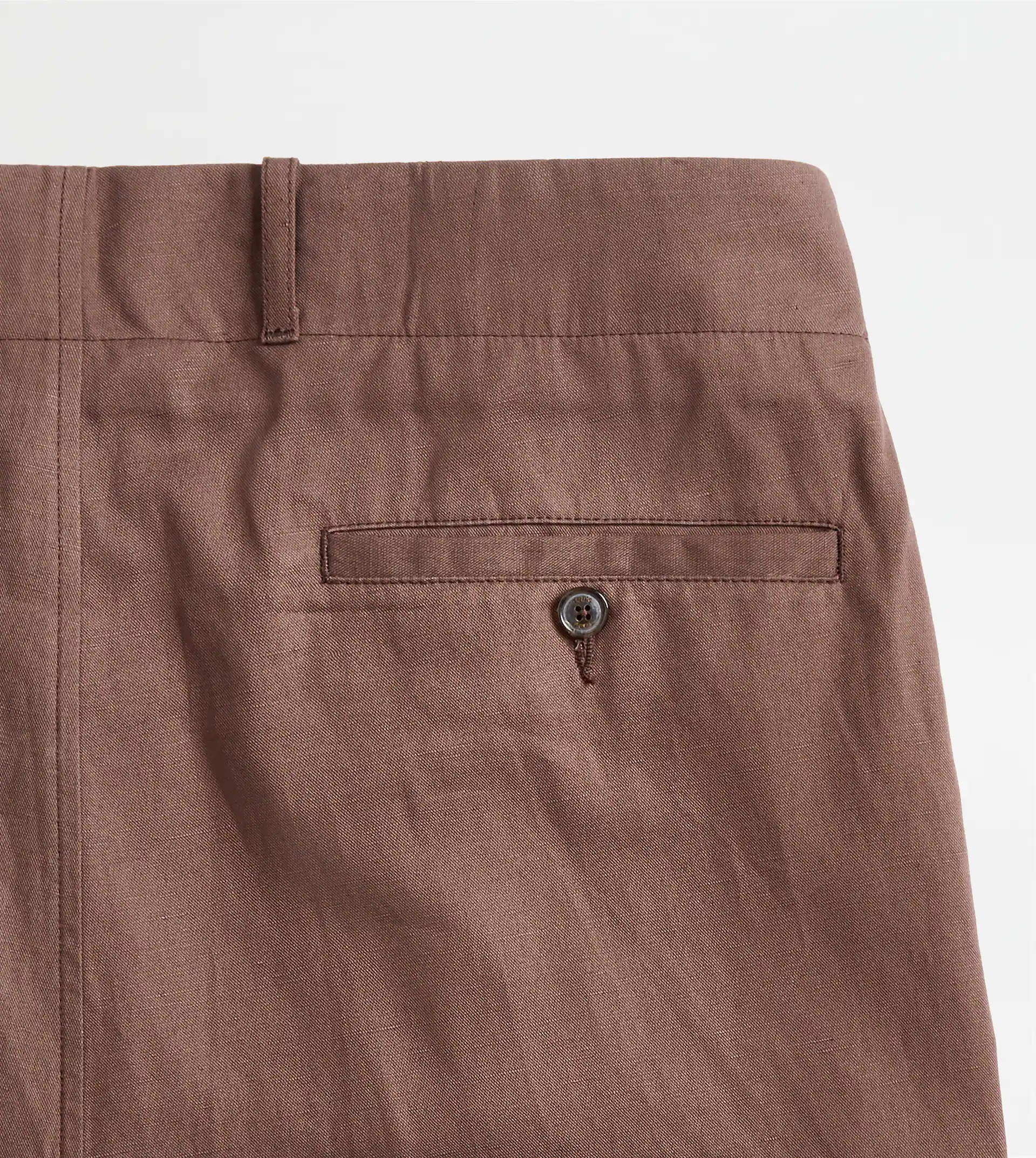TROUSERS WITH DARTS - BROWN - 6
