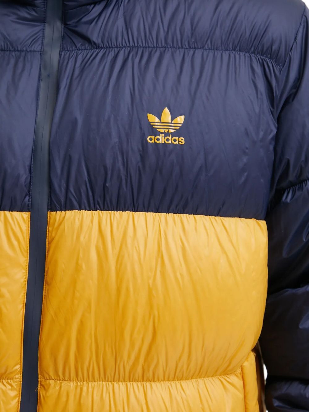 colour-block design padded jacket - 5