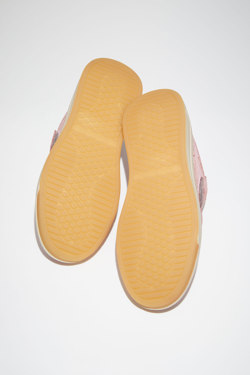 Velcro strap sneakers - Antique pink 4
