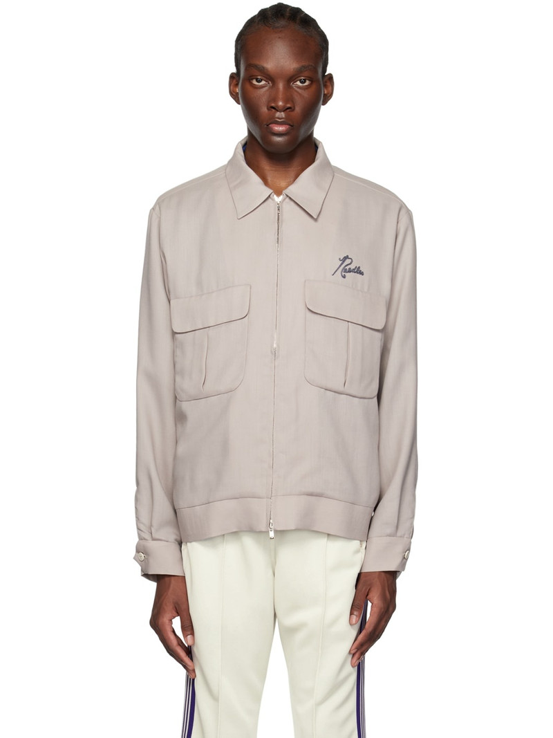 Beige Embroidered Jacket 1