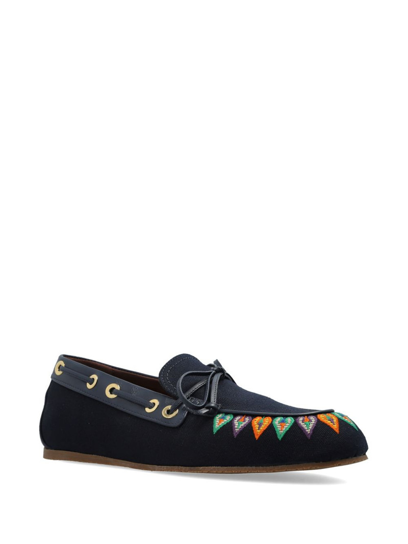 Etro embroidered eyelet sneakers outlook