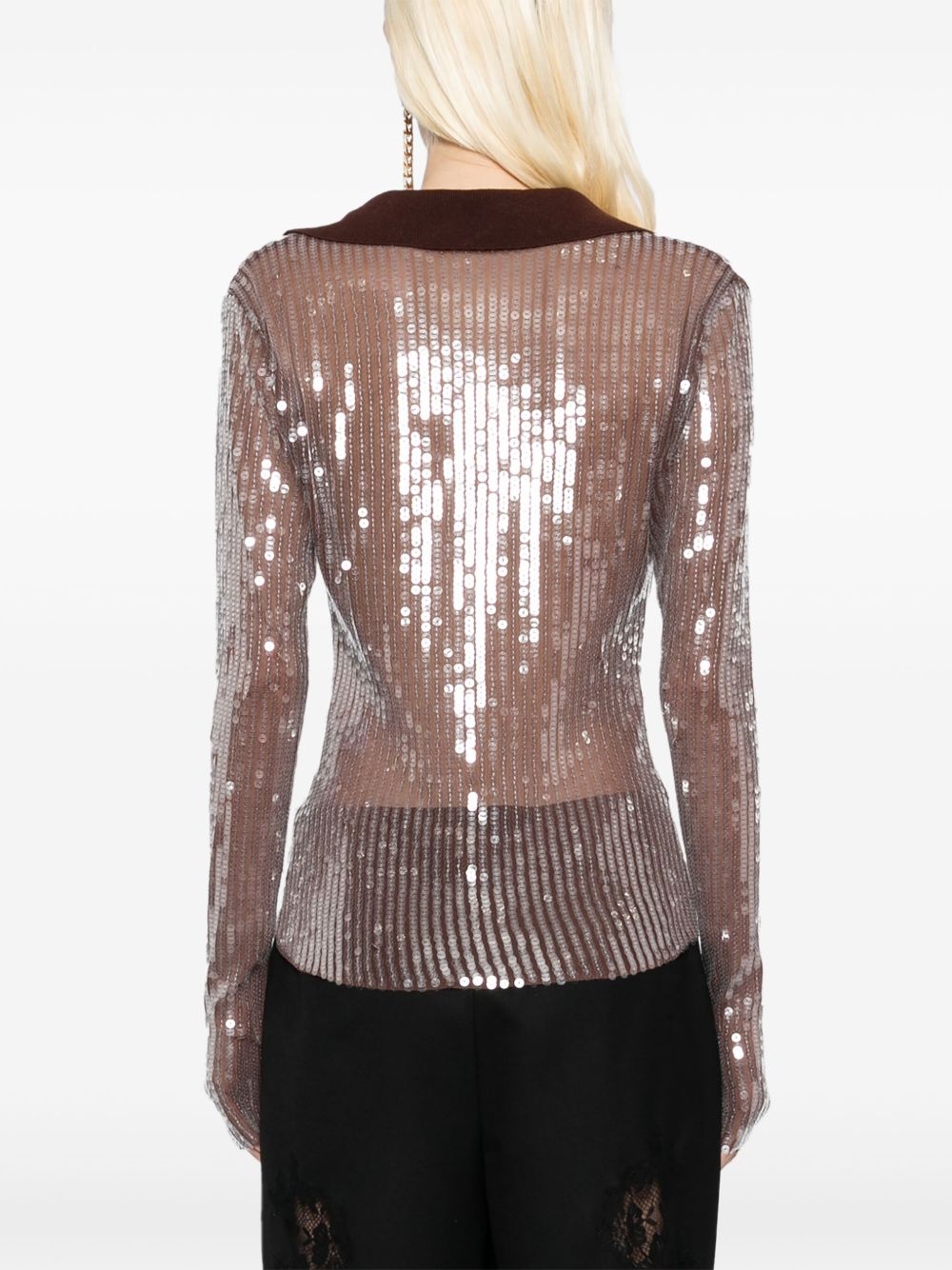 sequin mesh top - 4