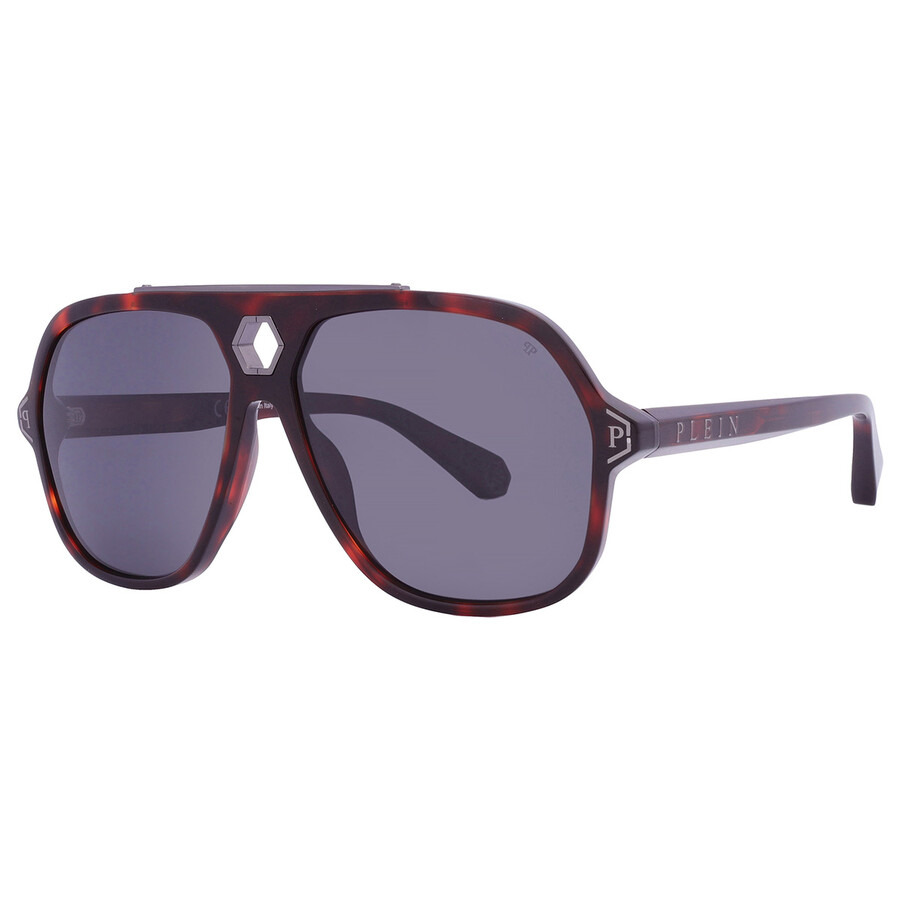 Philipp Plein Grey Navigator Men's Sunglasses SPP004M 9ATP 61 - 2