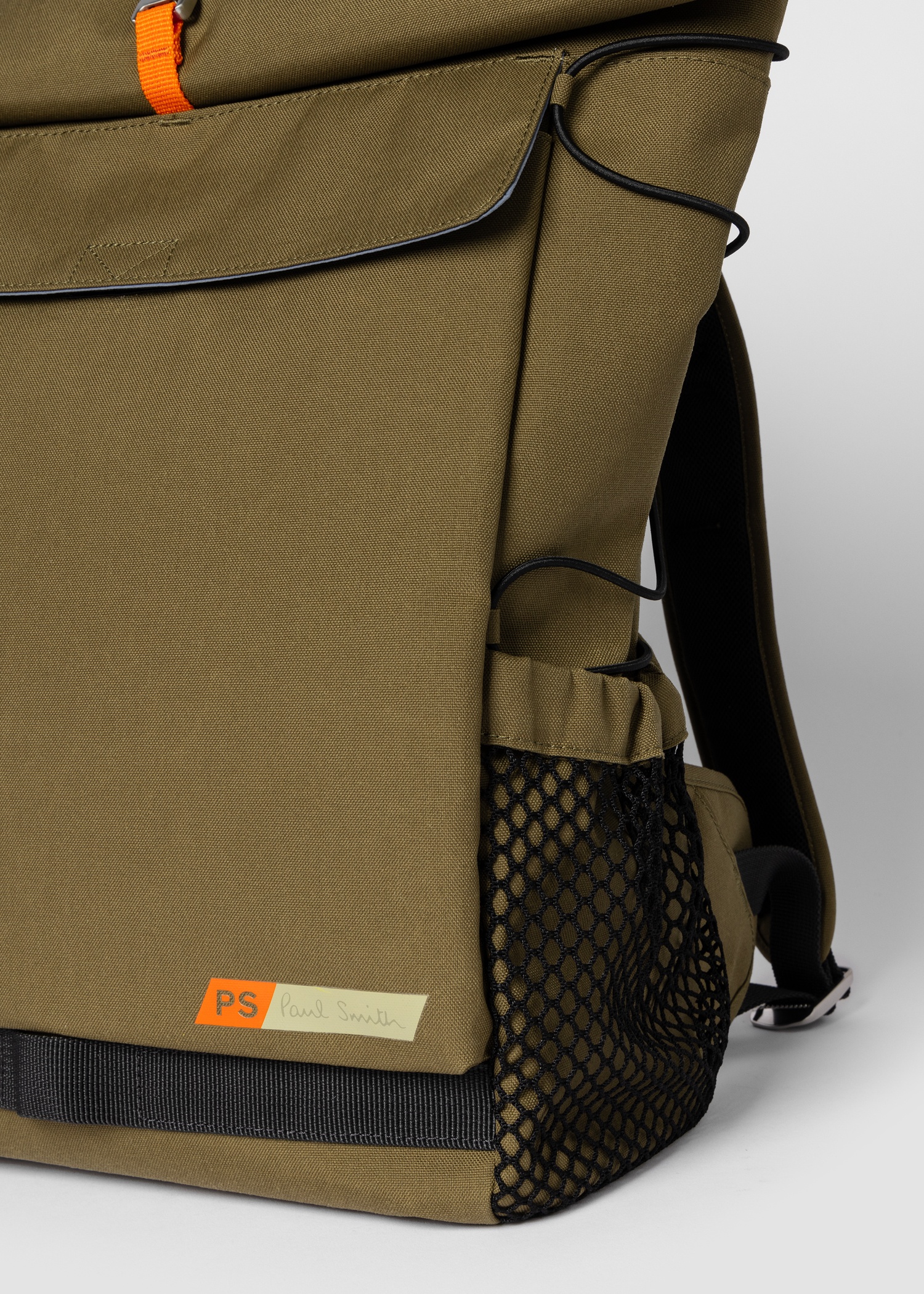 Khaki Nylon Utility Backpack - 4