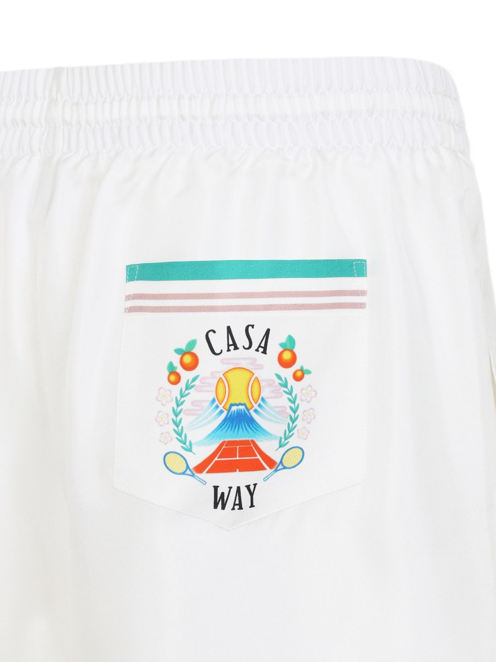 Casa Way drawstring-waist track shorts - 3