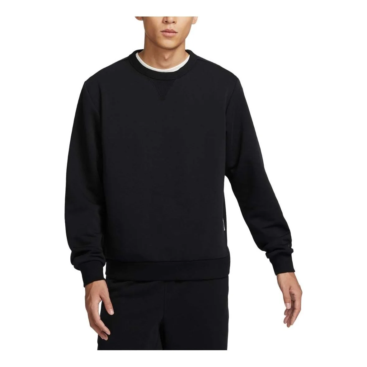 Nike Dri-FIT Basketball Crew Neck Sweatshirt Asia Sizing 'Black' FZ0221-010 - 1