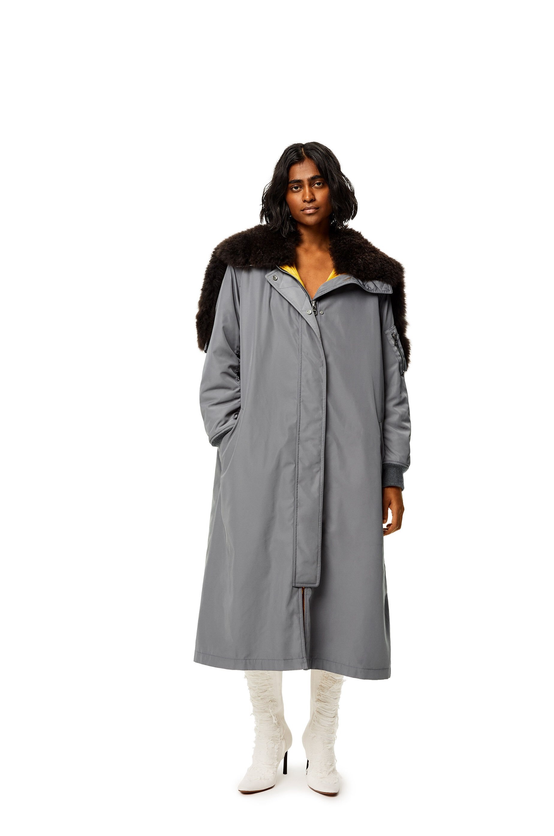Hooded parka in nylon - 2