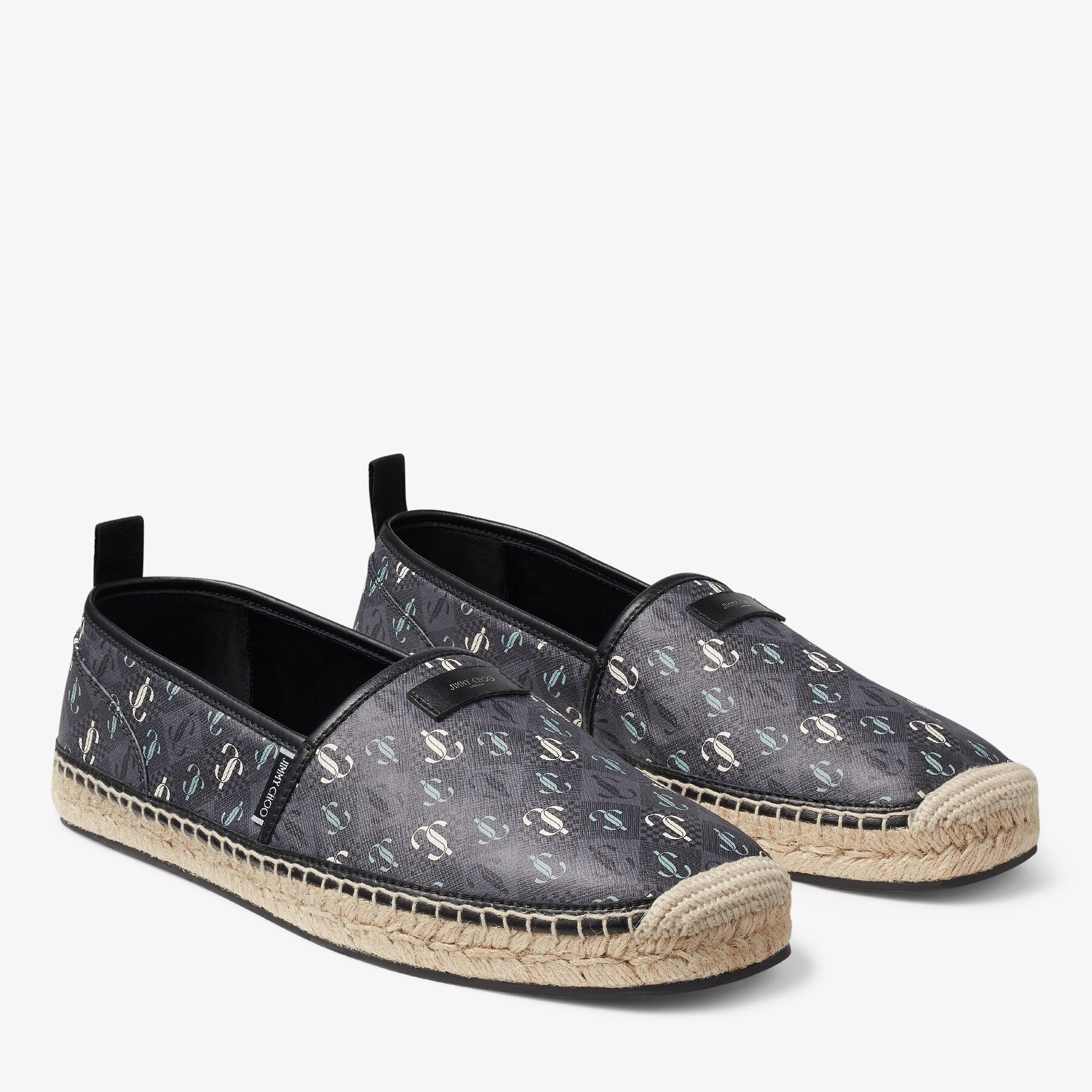 Eggon
Smoke JC Monogram Leather Espadrilles - 2