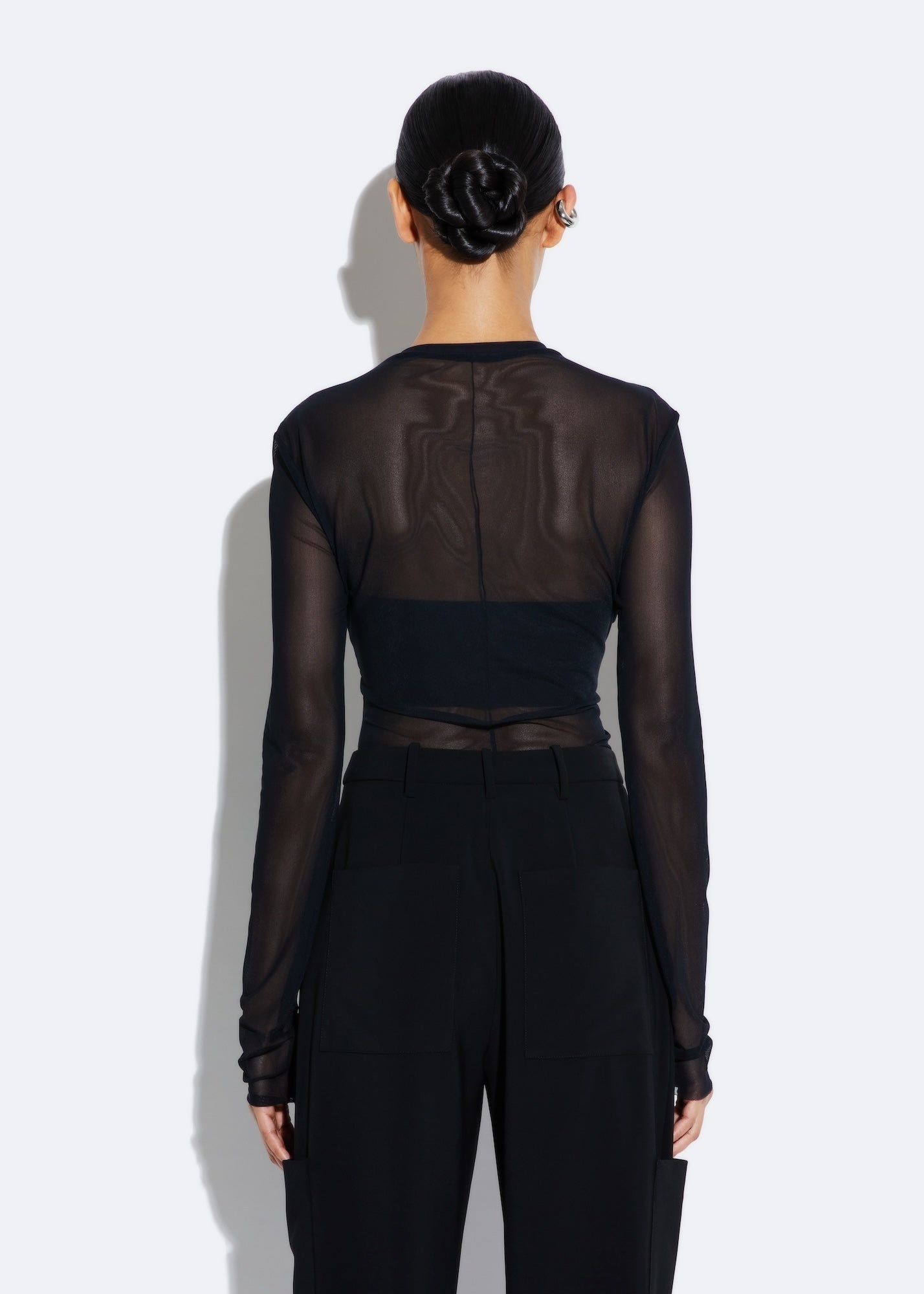 Mesh Crewneck Top - 3