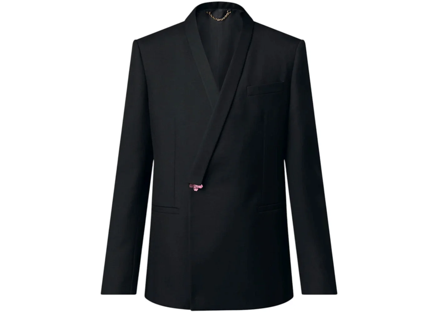 Louis Vuitton x Nigo Tailored Kimono Double-Breasted Jacket Black - 1