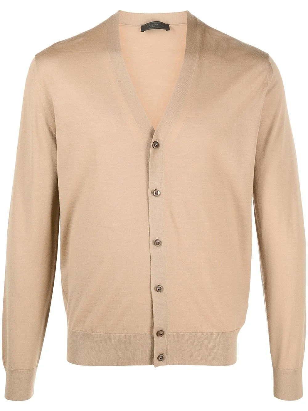 buttoned wool cardigan - 1