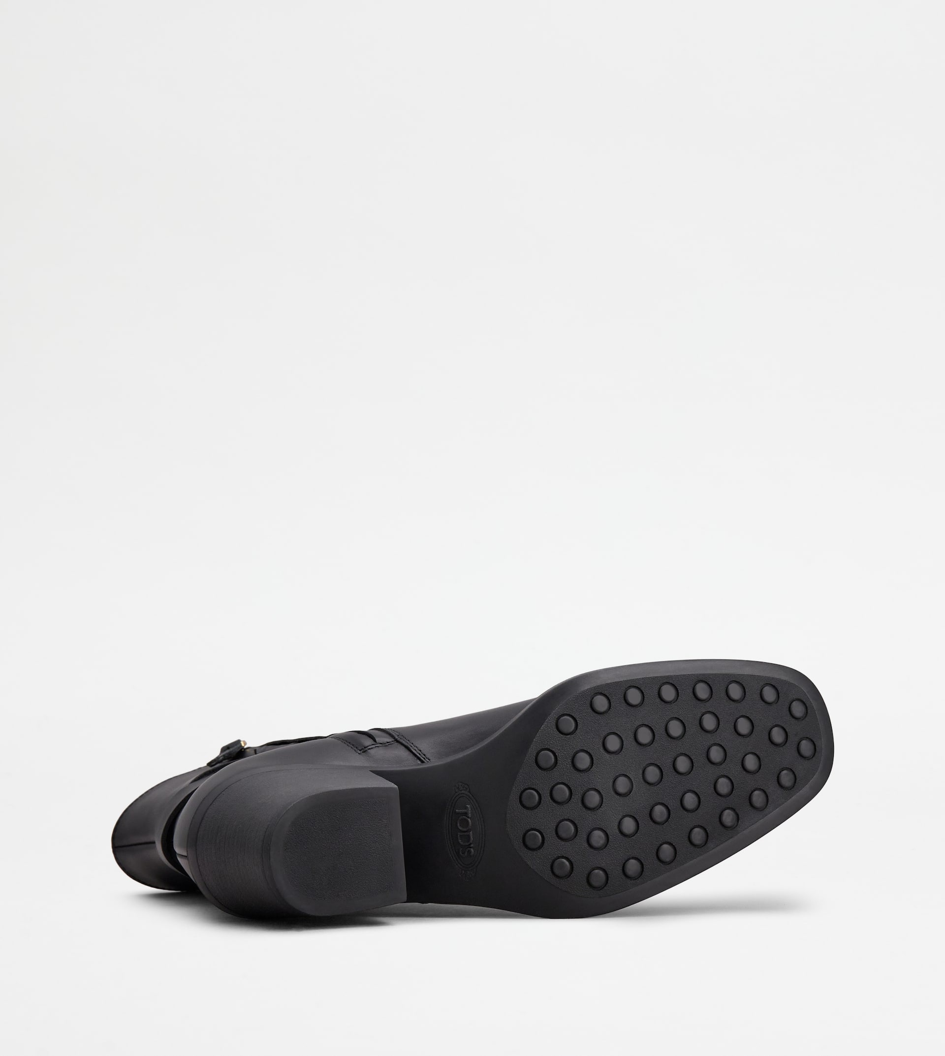 ANKLE BOOTS IN LEATHER - BLACK - 5
