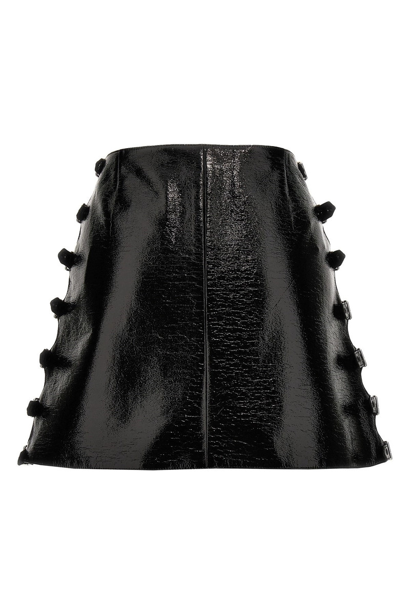 courrèges Vinyl miniskirt outlook