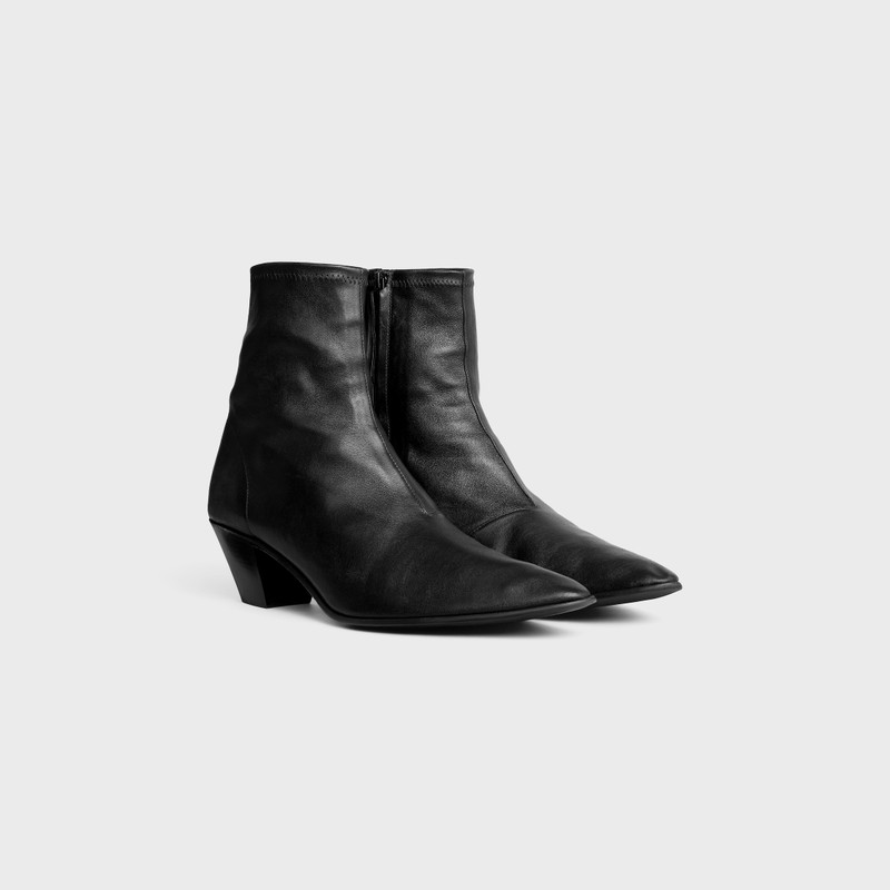 HECTOR ZIPPED BOOT IN Stretch Lambskin 2